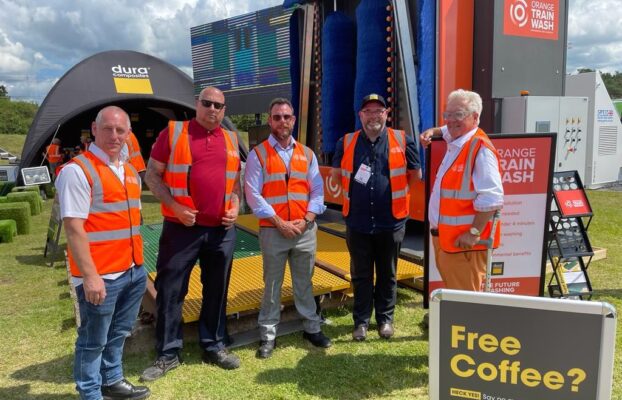 Orange Train Wash makes a splash at Rail Live 2023